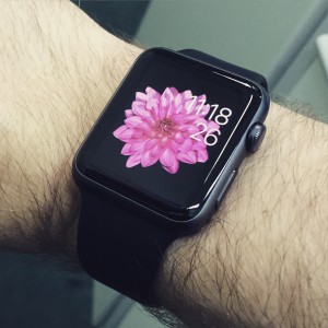 Am Handgelenk: Die 42mm Apple Watch